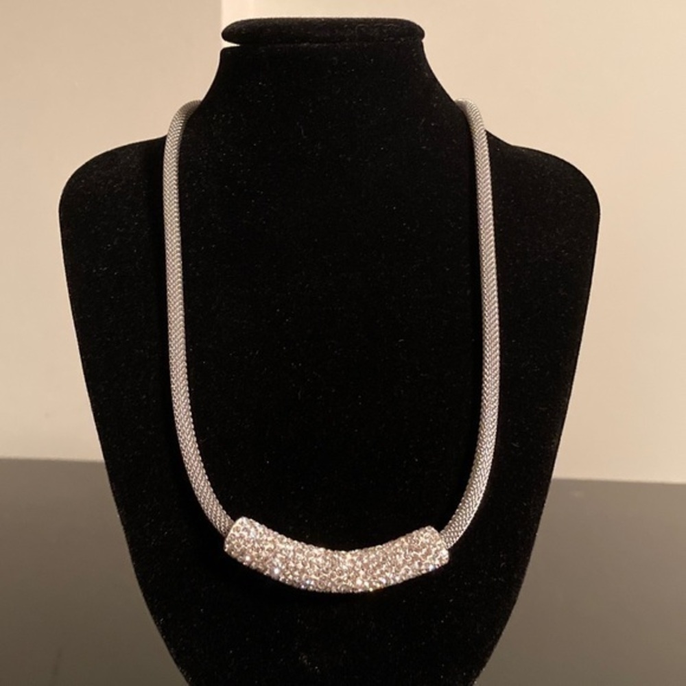 Guess Silver Bracelet with Crystal Detailing
